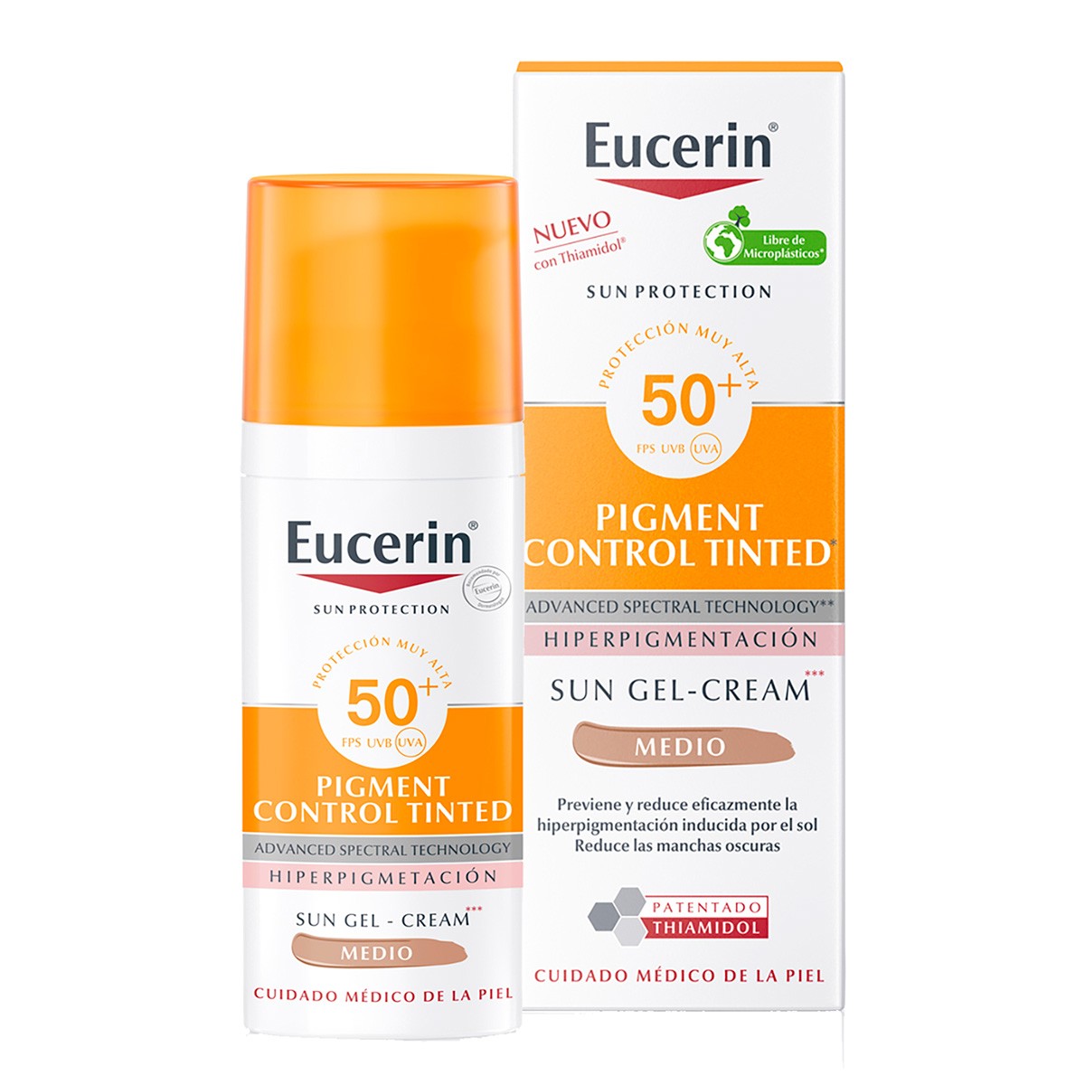 Eucerin pigment control spf50+ medio 50ml